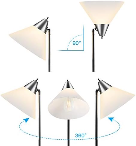 מנורת רצפה של THOVAS מנורת עומדת מנורה מתכווננת ראש ארצילית מנורות רצפה לסלון/משרד/חדר שינה על ידי Onext