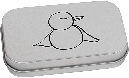 אזידה 'ציפור מסוגננת' מתכת צירים נייר מכתבים פח/תיבת אחסון