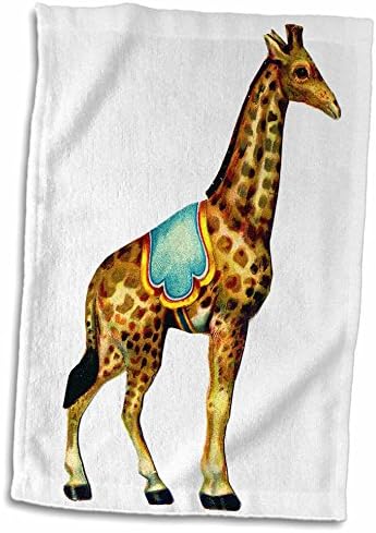 3D Rose Circus Giraffe TWL_40776_1 מגבת, 15 x 22