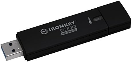 קינגסטון - IKD300SM/16GB - IronKey 16GB D300SM USB 3.1 כונן הבזק - 16 ג'יגה -בייט - USB 3.1-256