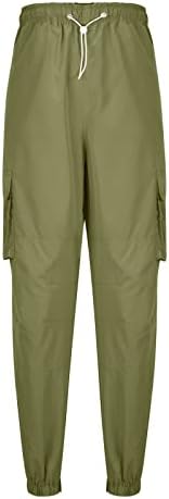 מכנסי מטען של Ozmmyan לגברים מכנסיים מרובים מזדמנים מוצקים מרובים אלסטיים כושר חיצוני סוג מכנסי מטען ארוכים