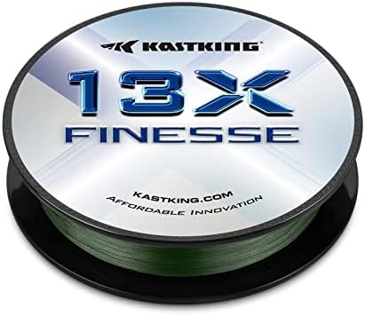 Kastking 13x Finesse Fine Disited Line - קו קלוע עמיד בפני שחיקה, קו יציקה דק במיוחד, חלק וארוך