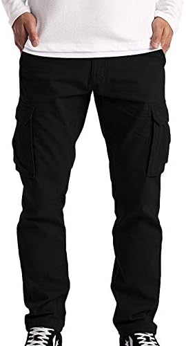 מכנסי מטען לגברים 6 מכנסי מטען מלאים מכנסיים מכנסיים לובשים מכנסי מכנסי מטען לגברים של מטען-
