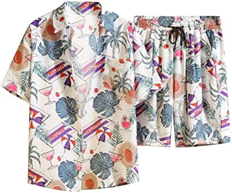 גברים חליפת גברים קיץ אופנה פנאי הוואי חוף הים חוף חוף דיגיטלי דפוס תלת מימד פרחוני חולצה עם שרוולים קצרים