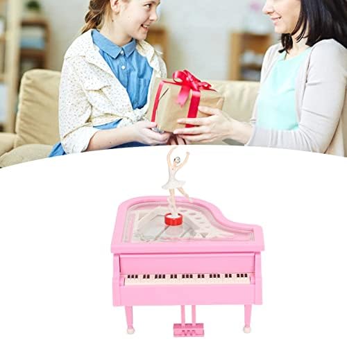 LBEC פסנתר קופסת מוזיקה בלרינה ילדה רוקדת קופסא פסנתר קלאסי ילדה מכנית ילדה מתנה ליום הולדת ליום