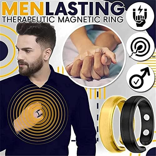 טבעת מגנטית הניתנת לשינוי גודל לגברים - טבעת מגנטית טיפולית מתמשכת לגברים-טבעת טיפול מגנטי אלגנטית להקלה
