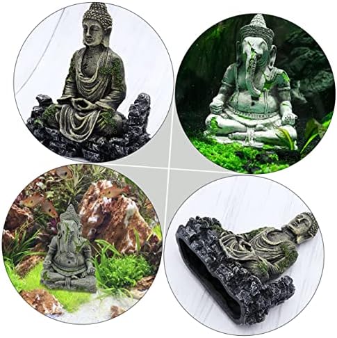 יארדווה 2 יחידות עתיק בודהה פסל זוחלים דקור דקור פארא סאלאס דה קאסה שולחן טופר בודהה צלמיות בית תפאורה בודהה