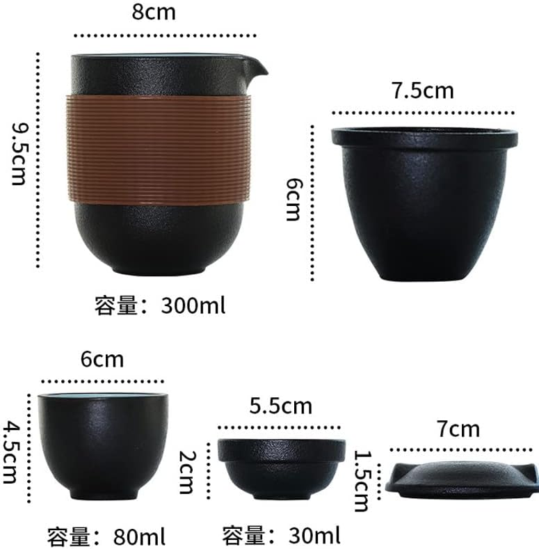 ערכת תה קומקום סט תה קרמיקה מצויד ברטרו קפה כוס קפה כוס אישיות כוס כוס תה יפנית
