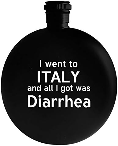 נסעתי לאיטליה וכל מה שקיבלתי היה שלשול-בקבוק שתיית אלכוהול עגול של 5 אונקיות, שחור