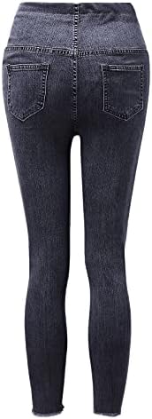 בתוספת גודל על מכנסיים יולדות ראש נשים של בטן תשע רגל קטן דקות ג 'ינס מכנסיים של ז' אן רומפר לנשים מכנסיים
