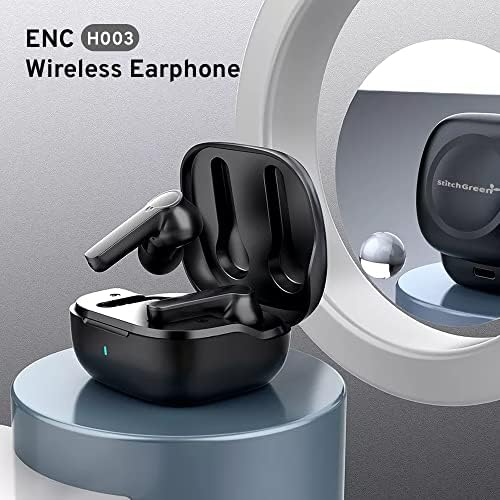 Stitchgreen H3 אוזניות אלחוטיות Bluetooth 5.1 ENC Active Pable ביטול אוזניות