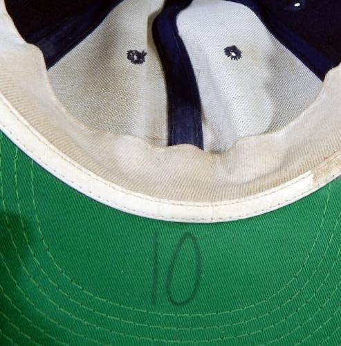 1998 דטרויט טייגרס Bip Roberts 10 משחק השתמש בכובע חיל הים 7 DP22684 - משחק כובעי MLB