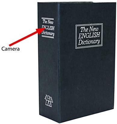 ספר מילון סמוי בטוח מצלמת מטפלת מעקב נסתר