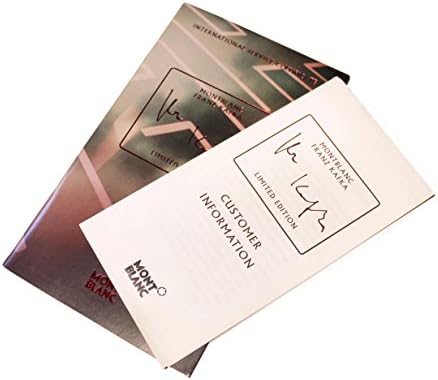 מזרקת מונטבלנק עט מונטבלנק סופרים מהדורה מוגבלת F.Kafka 2004-9965 F NIB