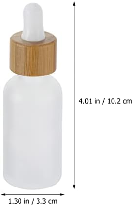 מבשמים מרפאים מתקן טפטפת 5 PCS בקבוק טפטפת זכוכית 30 מל בני בושם מיני בקבוקי שמן אתרי בקבוקי דגימה קוסמטית