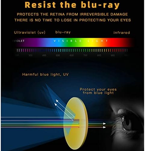 מחשב כחול אור חסימת משקפיים מתכת מסגרת כיכר קריאת משקפיים לנשים אנטי לחץ בעיניים אופנה קורא