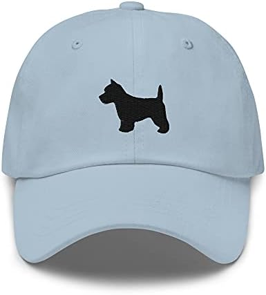 כובע בייסבול רקום של Westie Dog, West Highland Highland Lover Lover Cap Cap