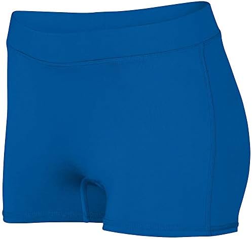 גברות פולי/סטרץ 'נמוכות מתאימות למכנסיים קצרים של בגדי ספורט אתלטים