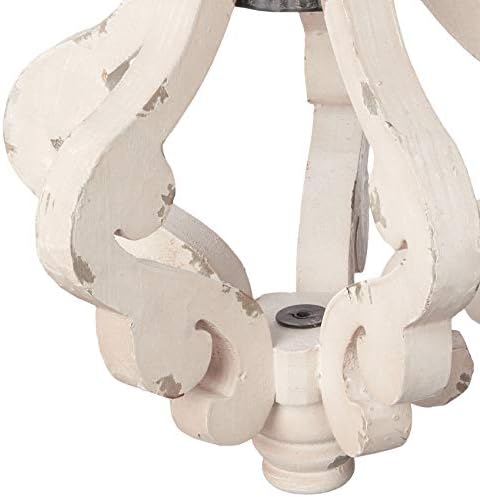 A&B Home DS35539 HARPER 1 Light Wood & Charvyer, 12.5 x 12.5 x 21