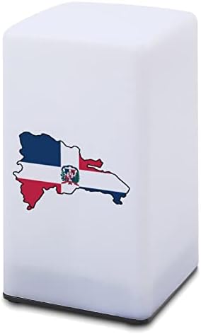 דגל מפת הרפובליקה הדומיניקנית דגל שולחן נייד מנורת חדר שינה חדר שינה מתנה לחימום נסיעות למתחם/בר/משרד/מסדרונות