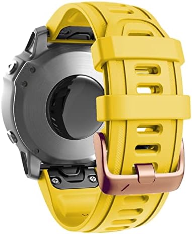 IRJFP 20 ממ סיליקון סיליקון שעון שעון עבור Garmin Fenix ​​6X 6S 6S Pro 5x 5S פלוס אבזם זהב רוז