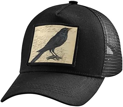 MCHIVIVER HALLOWEEN TRUCKORY TRUCKER HAT כובעים שחורים לגברים כובע בייסבול אישה מצויד כובעי SNAPBACK רצועה מתכווננת