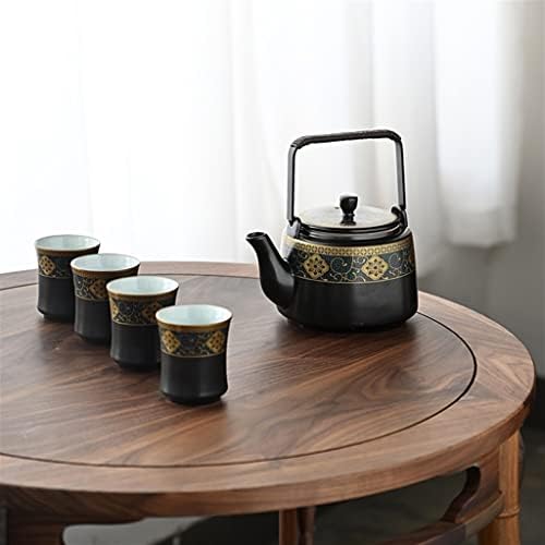 CXDTBH מטיית סיר קרמיקה קונג פו תה סט קיבולת גדולה ביתי סלון משרד תה הכנת כוסות תה כוסות תה