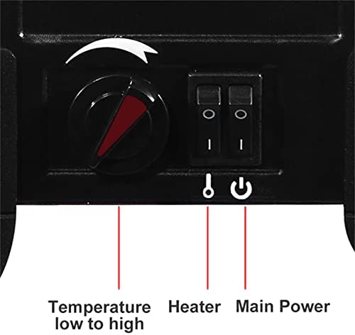 תנור אח חשמלי, 1400W 14 אינץ 'מקום אש נייד לסלון, תנור אח חשמלי אינפרא אדום, תנור אח חופשי, תנור