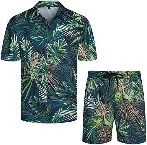 חולצה הוואי של Duofier Sets Sett