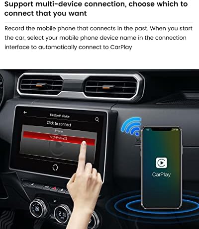 עבור Apple Carplay Wireless USB Dongle Carlinkit 3.0 מתאם Carplay אלחוטי לאייפון iOS גרסה 10+, עבור