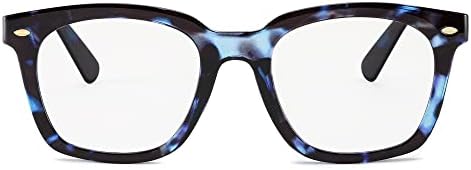 פייסדי כיכר גדול נשים גברים כחול אור חסימת קריאת משקפיים ב 4096