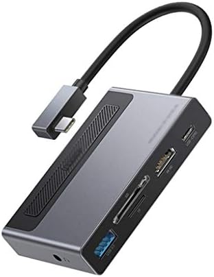 XXXDXDP USB סוג C HUB עד 4K TF SD CARD קורא קליפ נשלף USB C 3.0 מתאם DOICK SLITTER SPLITTER