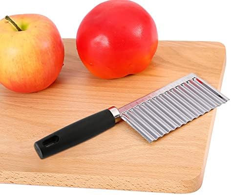 אישית סכין חיתוך קמטים חיתוך מכונה עם תליית חור חיתוך מכונה, קשת ידית מכונה חיתוך רטוש תפוחי אדמה, גזר, וכו'.