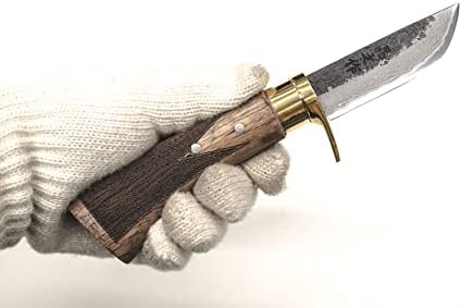מסאנו טוסה מזויף דמשק מיני סכין יפני קנאטה ביפ - 813 חרב בצורת להב כפול קצה כחול 2 דמשק פלדה שחור