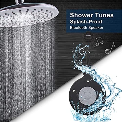 BKDFD רמקול מקלחת אמבטיה ניידים רמקולים אטומים למים קופסת קול לרכיבה חיצונית, עם מיקרופון