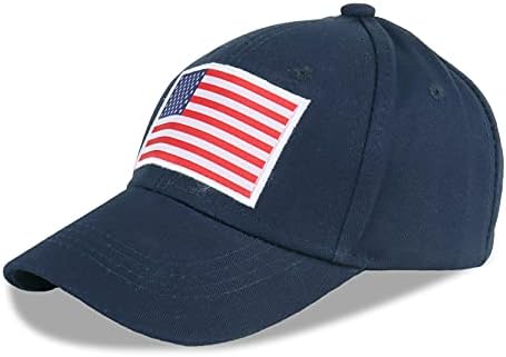 לנגז'ן ילדים פעוט חיצוני דגל אמריקאי כובע כובע בייסבול כותנה כותנה תינוקת לבנים בנות בנות