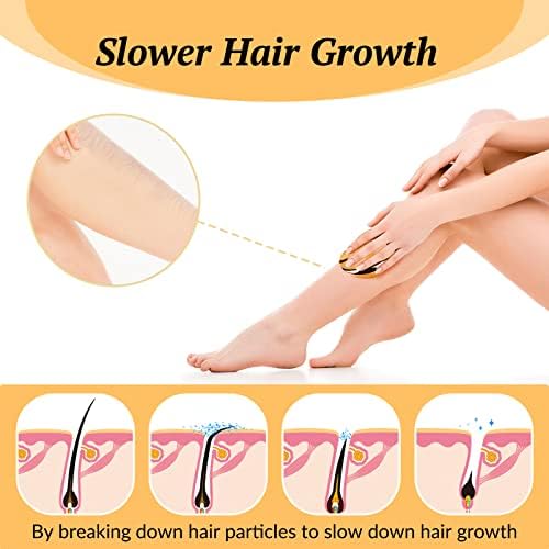 מחק שיער קריסטל, מסיר שיער קריסטל לשימוש חוזר לנשים וגברים, כלי הסרת שיער ללא כאבים, פילינג שיער