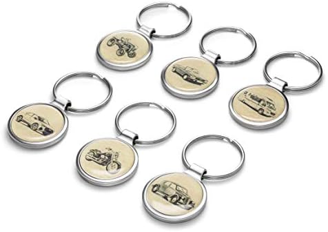מתנת טבעת מפתחות של שרשרת Kiesenberg מתנה לאסטון מרטין DB5 מאוורר A-4034