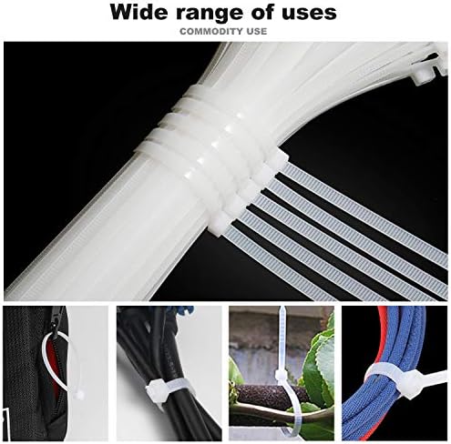 SAISN 50 pc מיקוד קשרי כבלים מפלסטיק קשרי כבל נעילה עצמית zipties ניילון אולטרה רצועות חוט חזקות