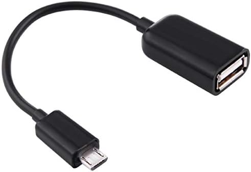 WBLUE USB 2.0 AF ל- Micro USB 5 PIN כבל מתאם זכר עם פונקציה OTG, אורך: 15 סמ