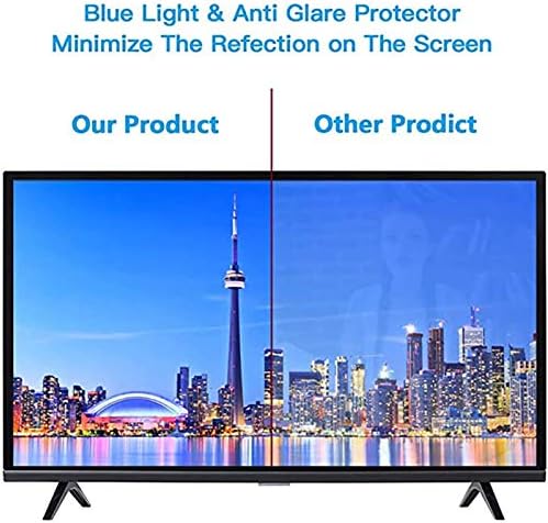 קלוניס אנטי כחול אור טלוויזיה מסך מגן עבור 32-65 סנטימטרים טלוויזיה, אנטי בוהק תצוגת מגן סרט, להקל על