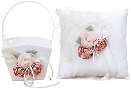 דובאו חתונה סל עבור פרח בנות ילדה וטבעת כרית סט קישוט אירוע ספקי צד