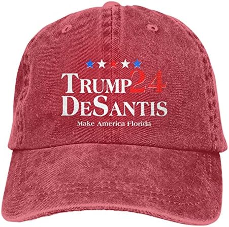 טראמפ Desantis 2024 כובע בייסבול כובע פשטות מתכווננת כובע נשים איש שמש כובעים
