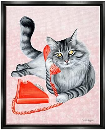 תעשיות סטופל אקספרסיביות MANX חתול וינטג 'טלפון דפוס בוטני