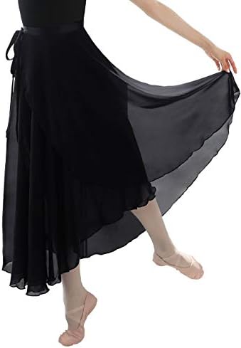Daydance חצאיות בלט נשים ארוכות חצאיות ריקוד ארוכות