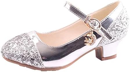 ילדי נעלי עקבים גבוהים בנות נסיכה אחת נעלי שמלת נעלי ביצועים נעלי ילדי קריסטל ילדה שמלת נעליים