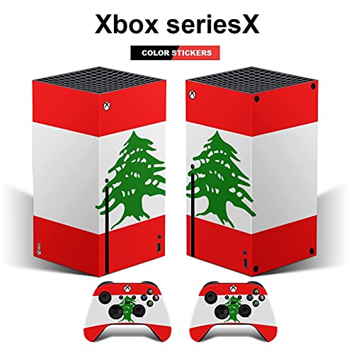 דגל של Lebanon Xbox Series Console ו- Controller Skins