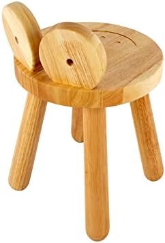 צפרדע עץ פעוט כיסא, באופן טבעי סיים מוצק עץ, ילדים שרפרף, עבור משחקים, משתלה, בגיל רך, שינה, גן