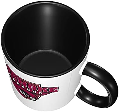 רואנוק מכללת לוגו גדול קרמיקה קפה ספל, גדול תה כוס עבור משרד ובית, לשימוש חוזר כוס קפה או תה