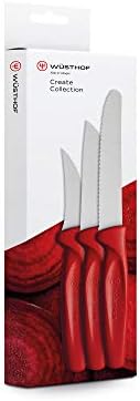 סכין סט 3 חתיכות, ליצור אוסף, אדום